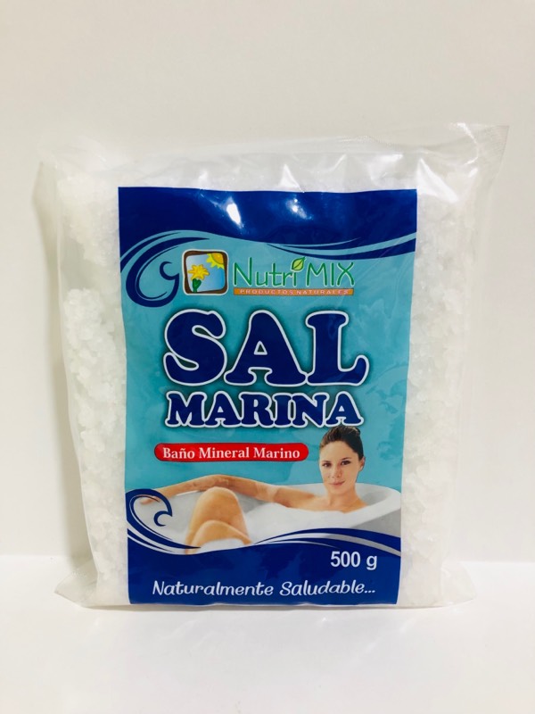 Sal marina gruesa para baños, Nutrimix 500g