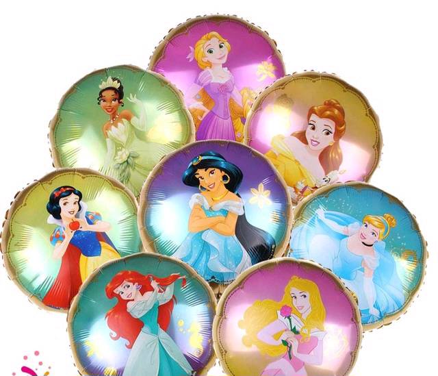 Comprar Globo Princesas Disney redondo de 45cm por solo 4,25 €. Env