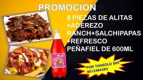 Alitas..   en Tuxtla  Gutierrez