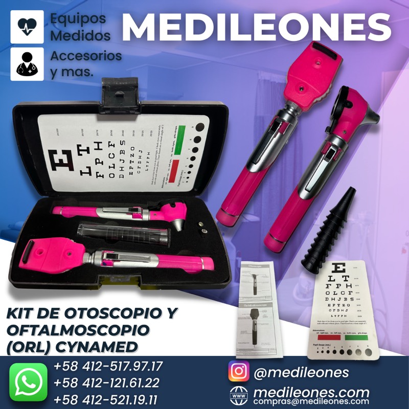 Original Doctor Mom Otoscopio, otoscopios – Kit con tapa.