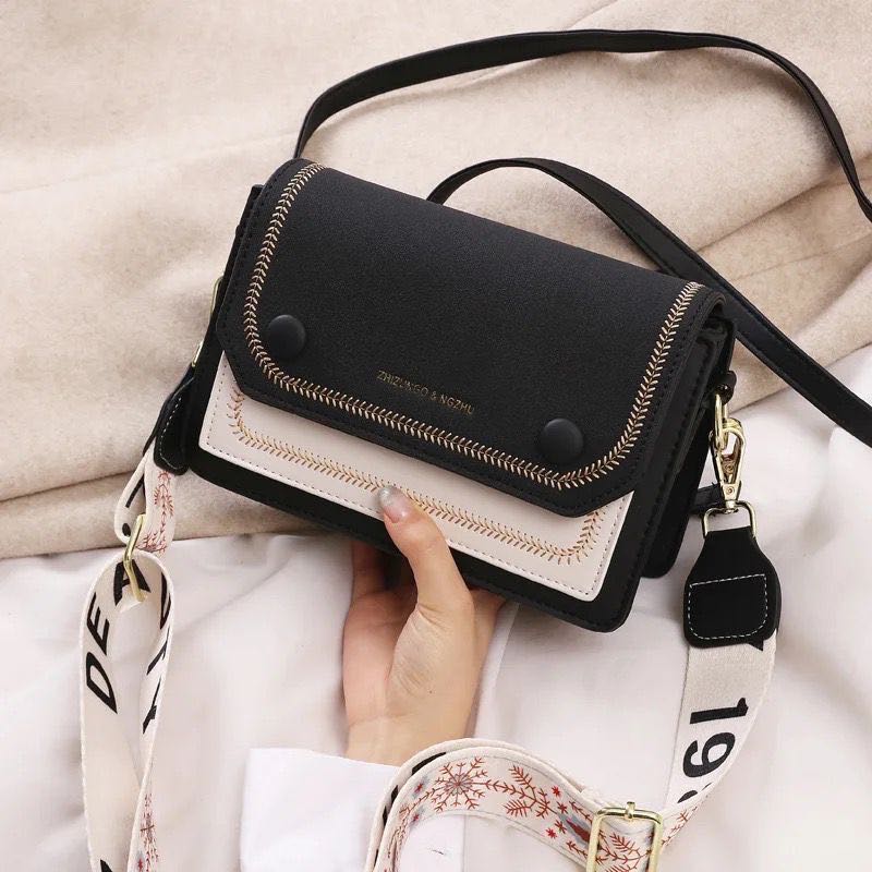 Bolso style gamuza negro✨