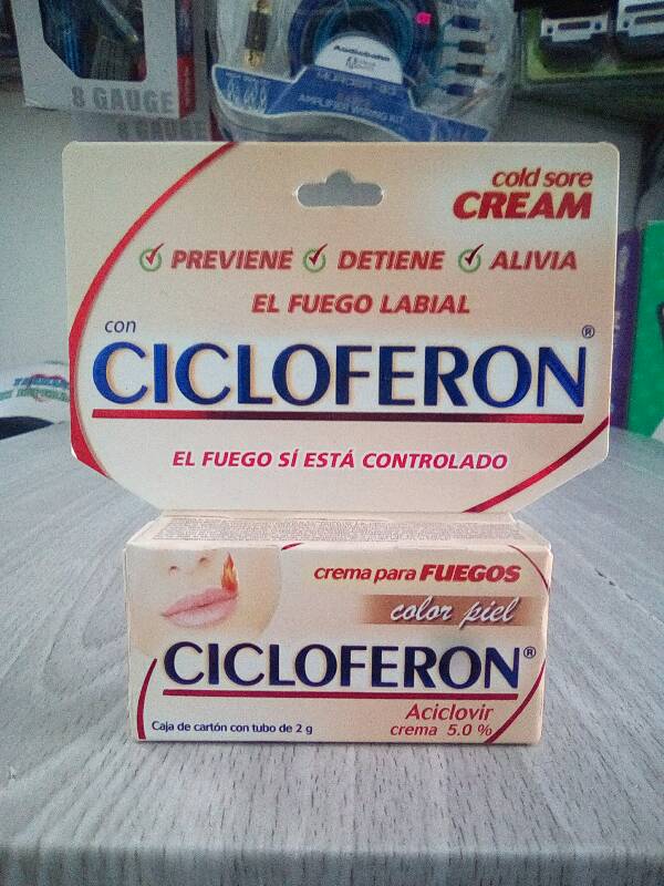 Cicloferon crema color piel 2 g