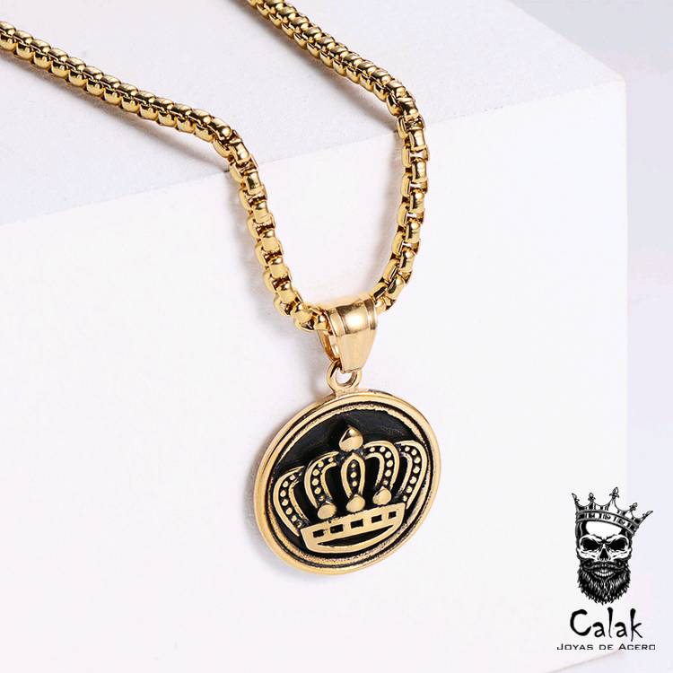Collar Corona Dorada 
