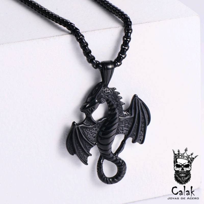 Collar Dragón Negro  