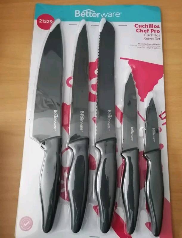 Cuchillos Chef Pro 5 pzas en Veracruz