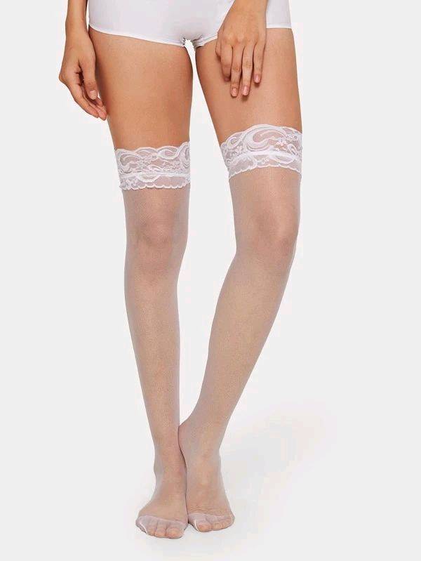 Pantys Medias Blancas. Envío garantizado 48h