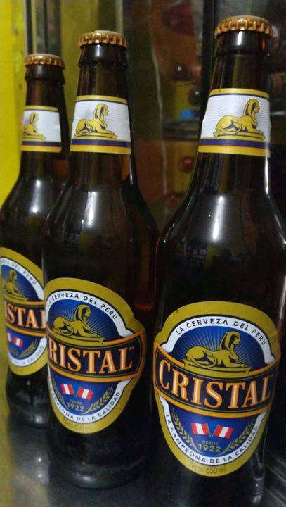 Cerveza cristal en Puno