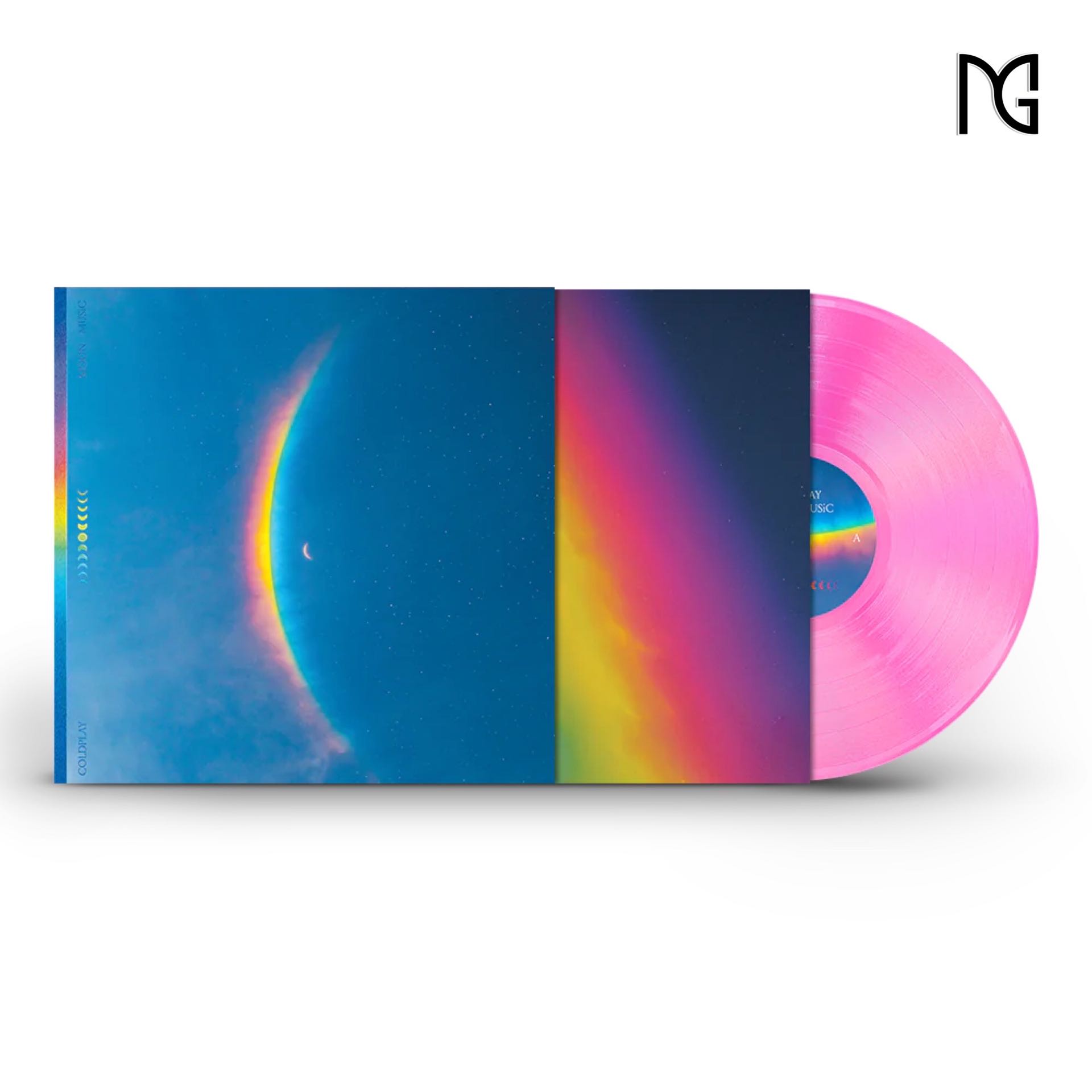 Moon Music Eco Vinyl Autografiado Coldplay 