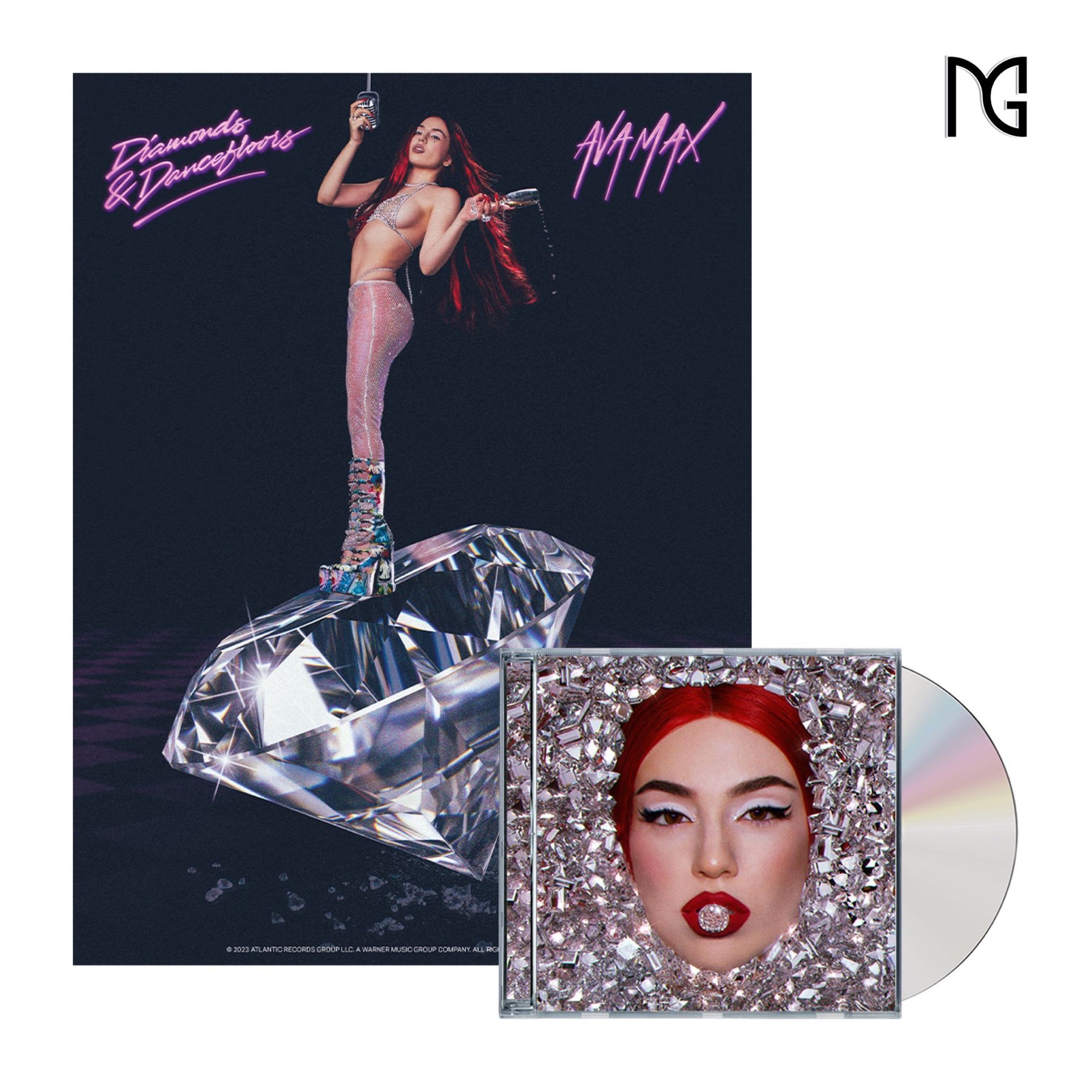 Diamonds And Dancefloors CD más póster Ava Max