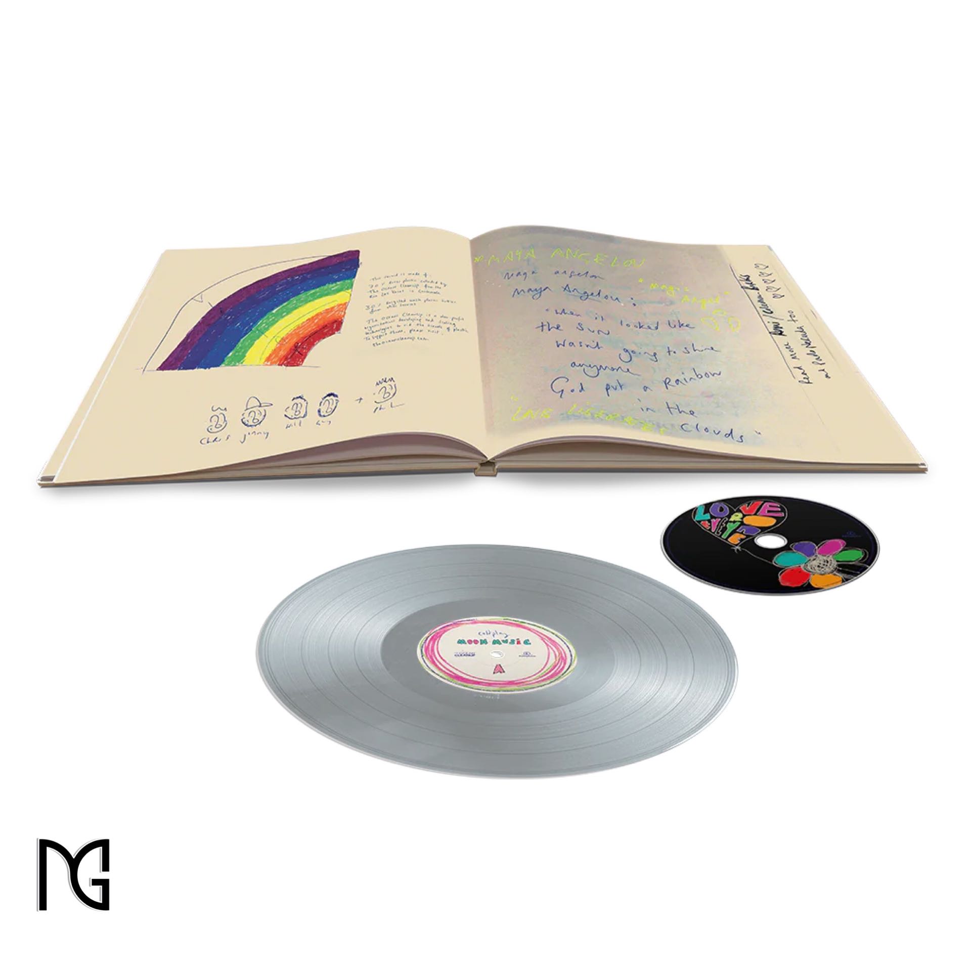 Moon Music Eco Vinyl Edición Notebook Coldplay 