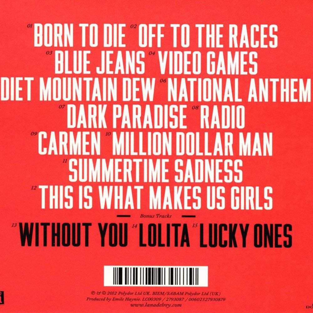 Born To Die CD Edición Japan Lana Del Rey 