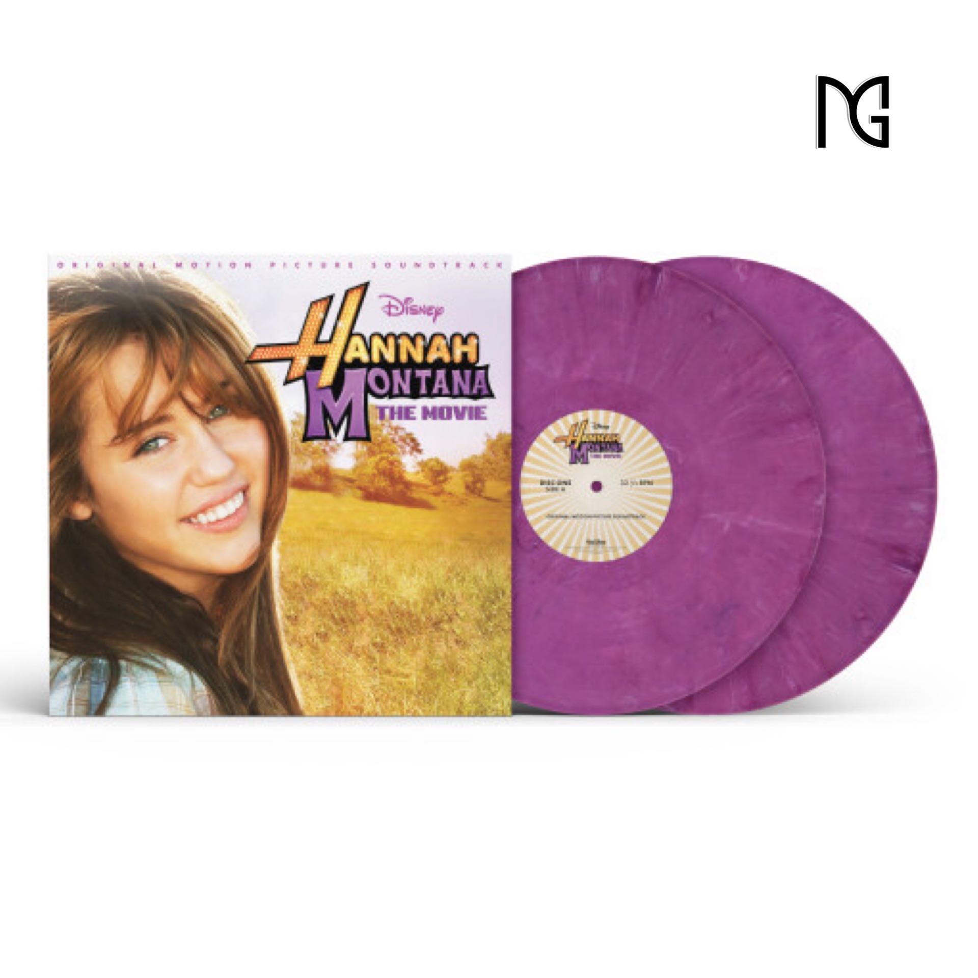 Hannah Montana The Movie Vinyl Purple Miley Cyrus