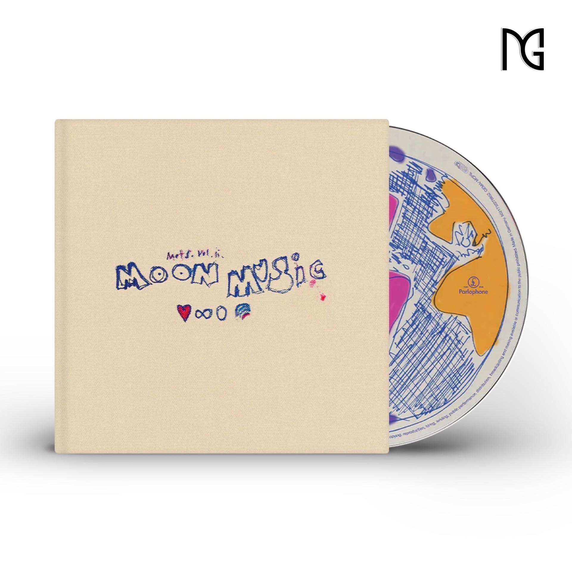 Moon Music Eco CD Edición Notebook Coldplay 