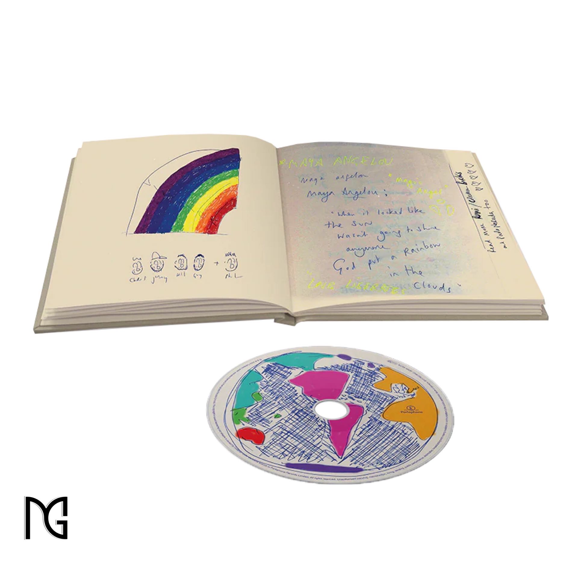 Moon Music Eco CD Edición Notebook Coldplay 