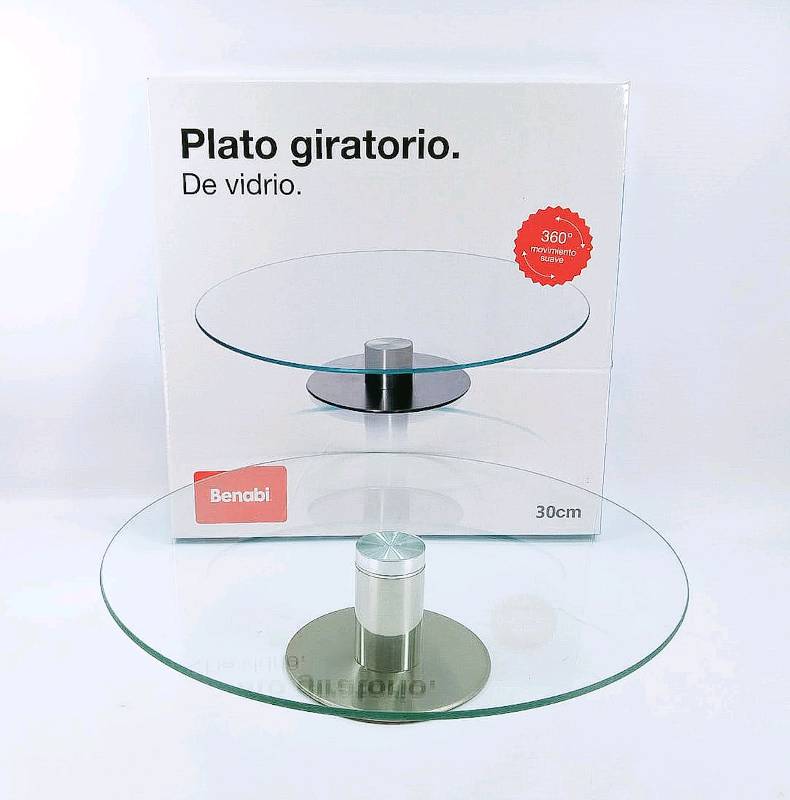 Bazar Grupo Dos - Plato giratorio de vidrio para tortas🍰🎂