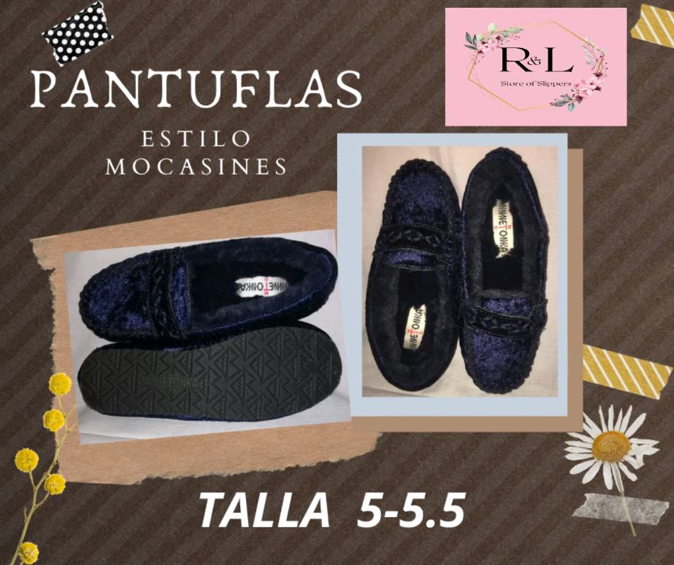 Pantuflas clearance tipo mocasin
