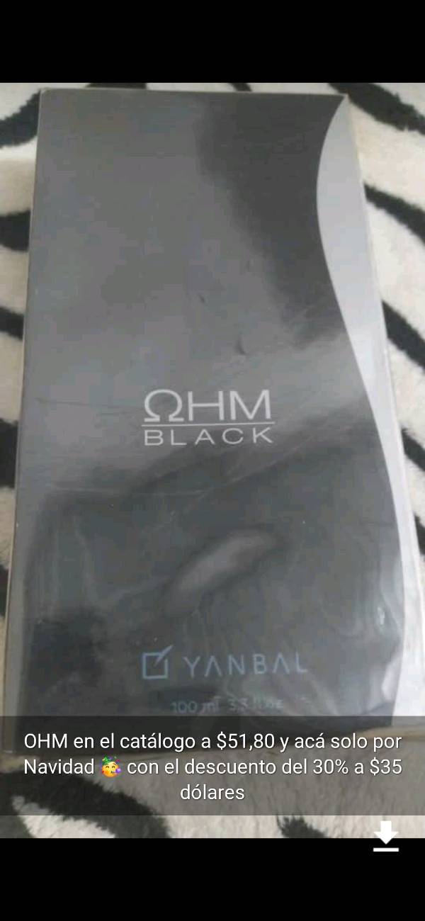 Precio ohm sales black yanbal