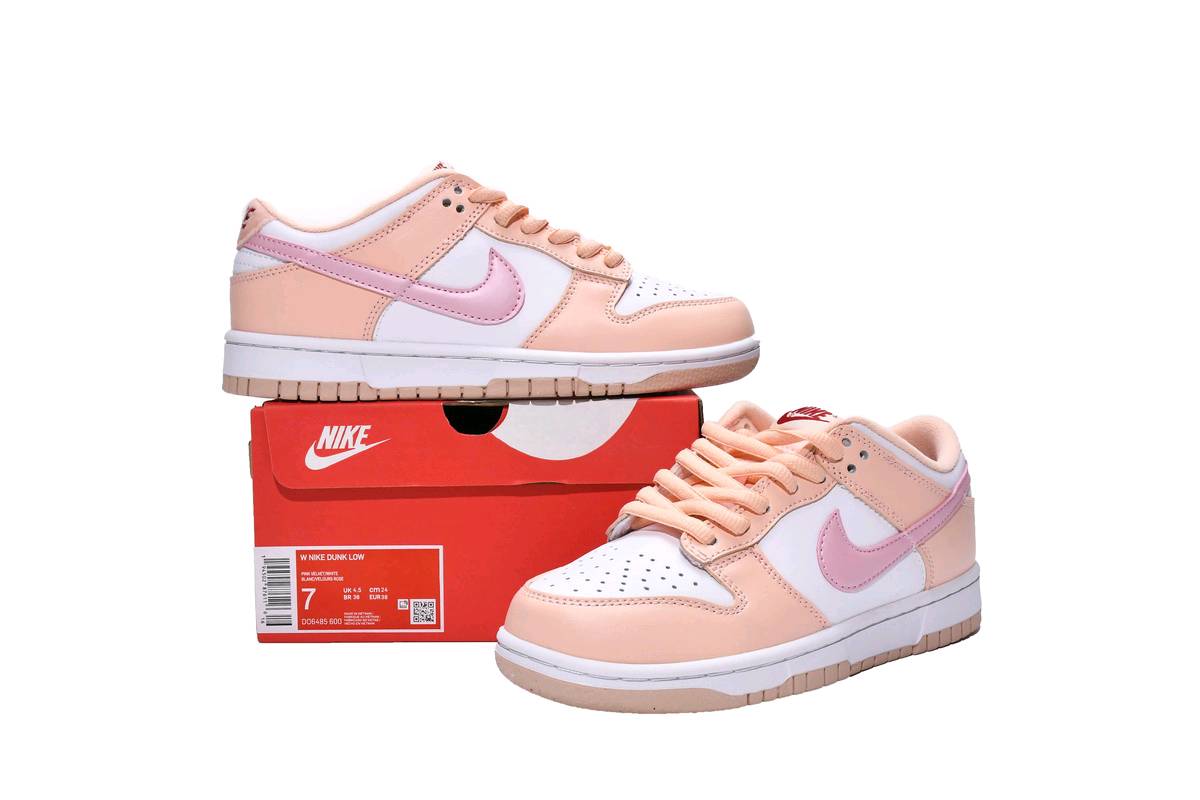 nike sb dunk bajo rosa blanco mujer en Tababela