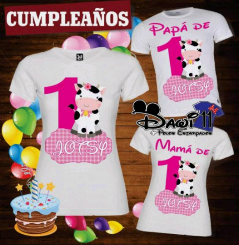 Polos personalizados para cumplea os en Lima
