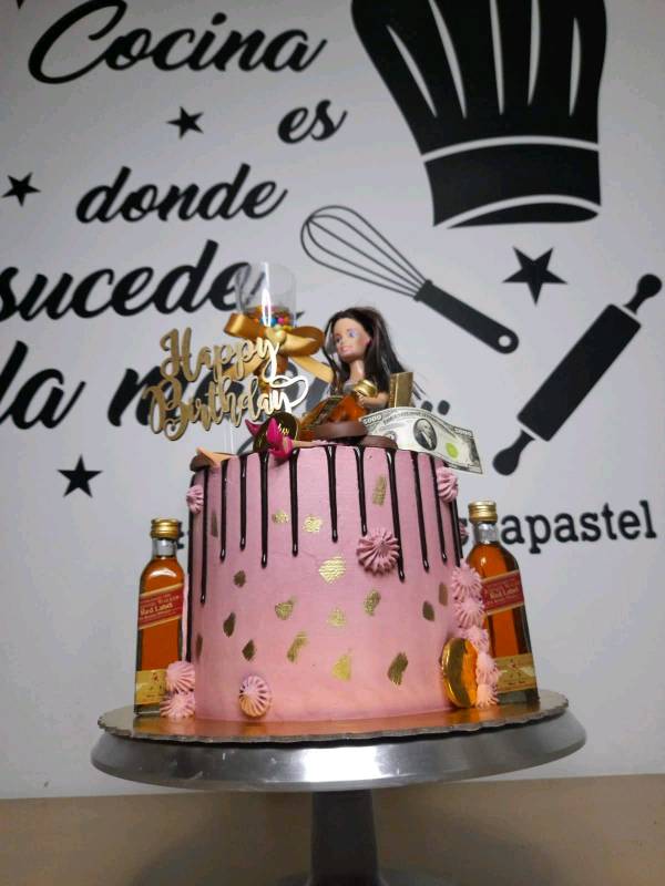 Pastel barbie borracha outlet