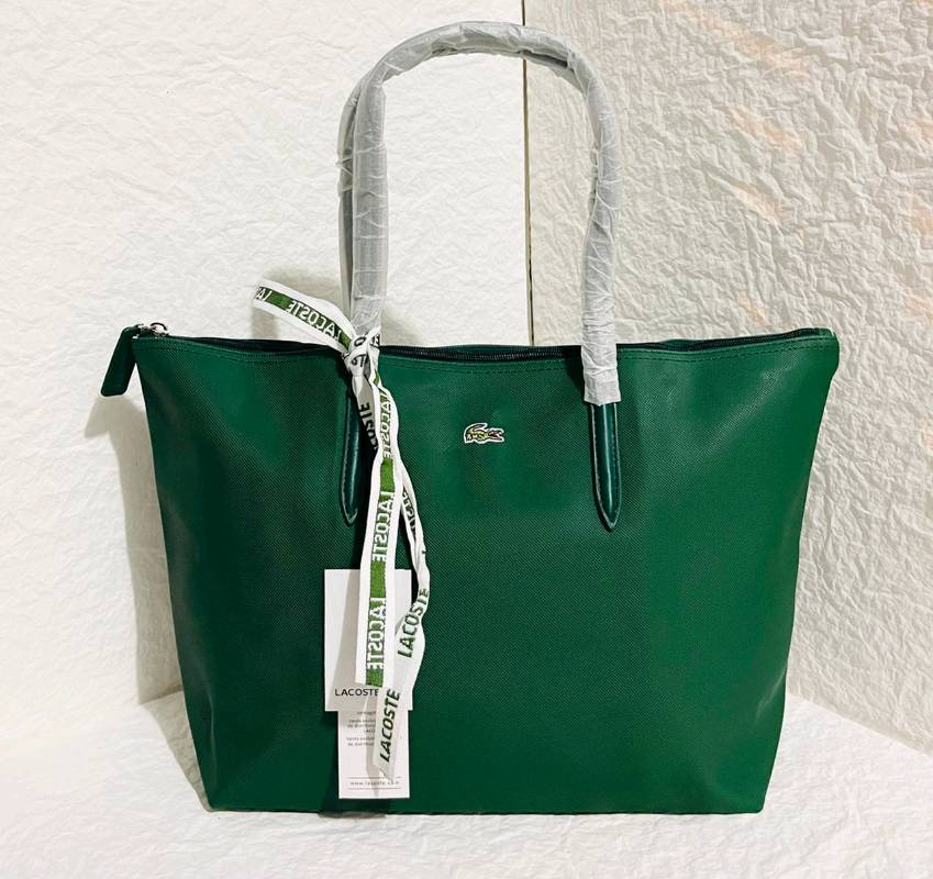 Bolsa lacoste verde new arrivals