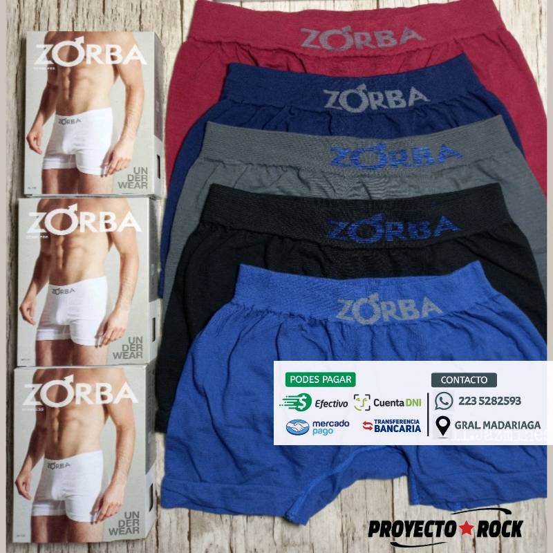 Precio de boxer zorba on sale