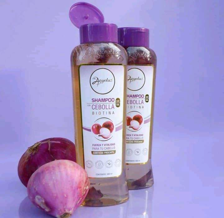Shampoo con cebolla y biotina en Cali