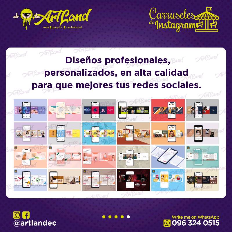 Carruseles de Instagram en Manta