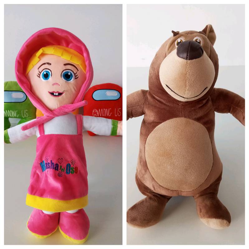 Peluche de masha y el oso 2025