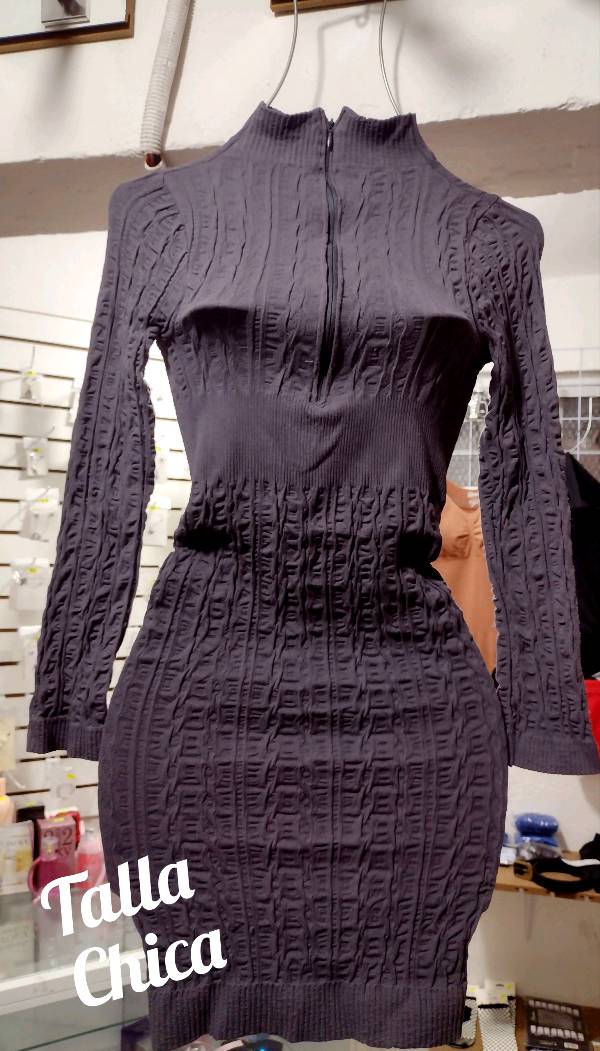 Vestidos de 2025 licra manga larga
