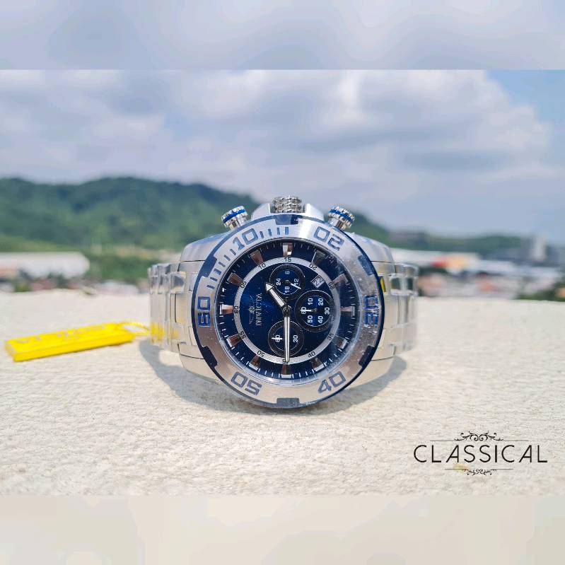 Invicta Pro Diver Cron grafo Silver Tone modelo no. 22319 en Guayaquil
