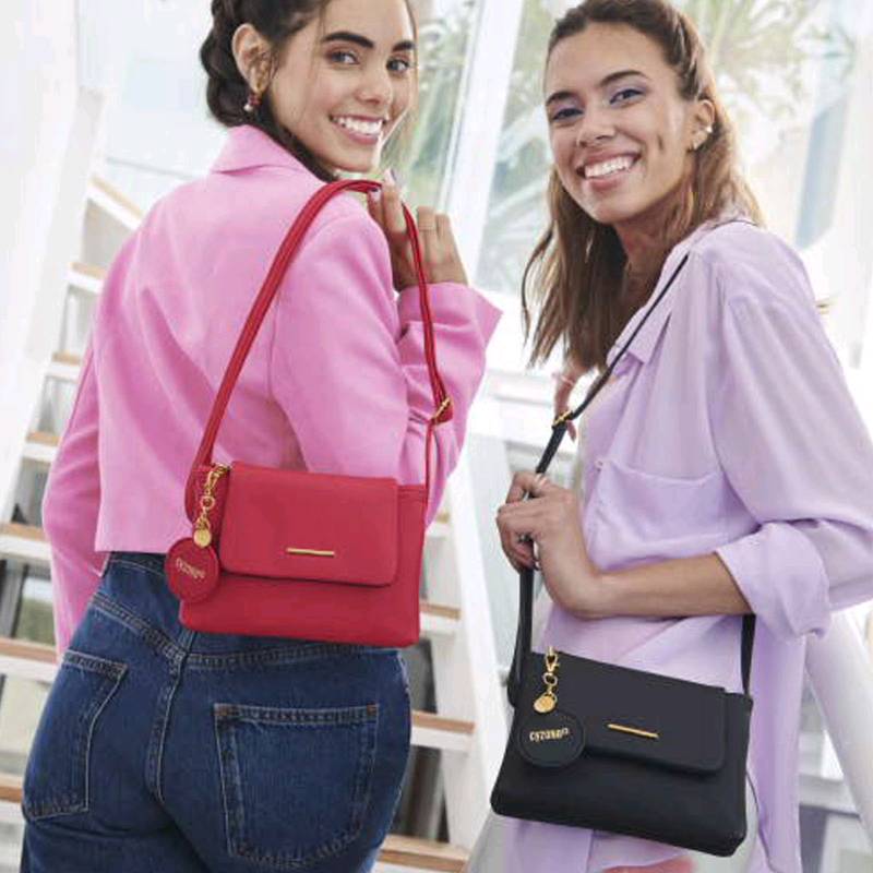 Cartera negra hotsell cyzone