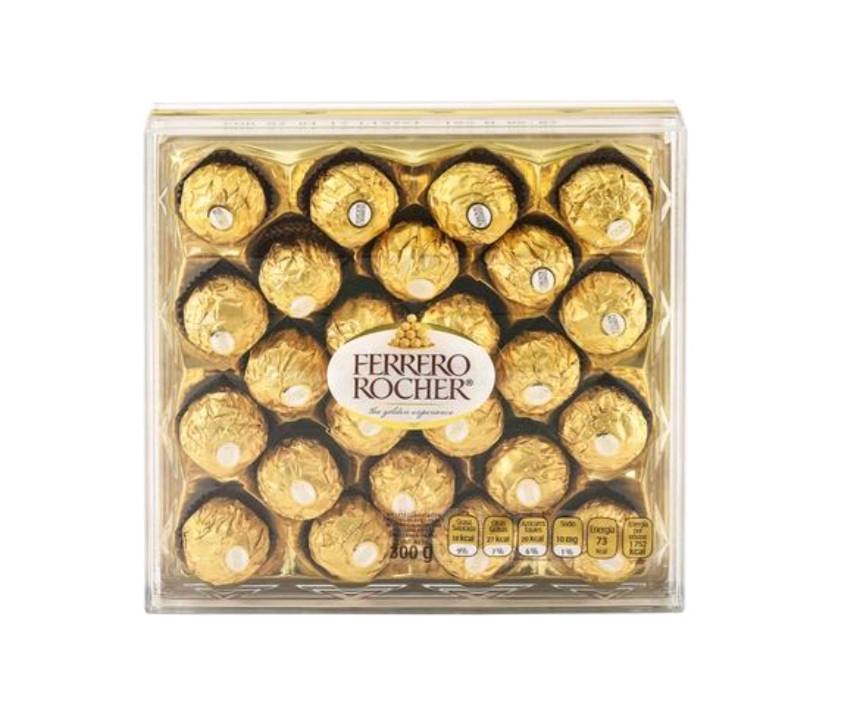 Ferrero Rocher Chocolate Caja de 24 unidades en San Salvador