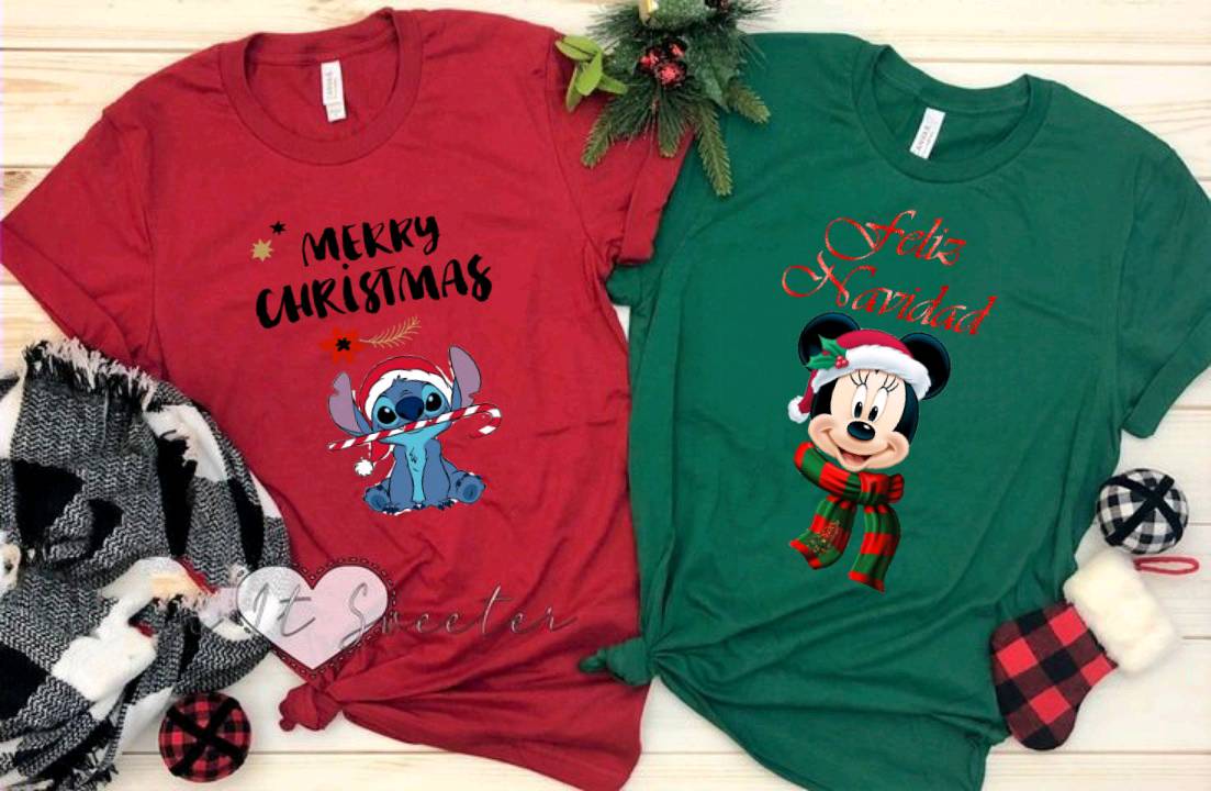 Camisetas shop sublimadas navideñas