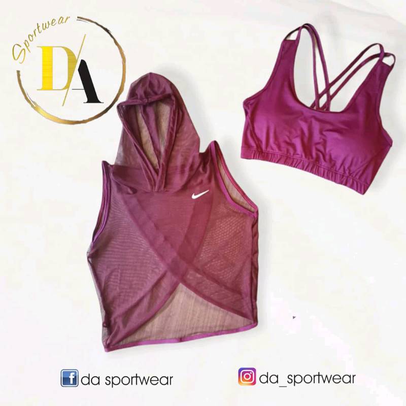 Blusa hot sale transparente nike