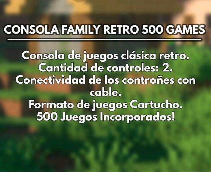 CONSOLA FAMILY GAME en MERLO