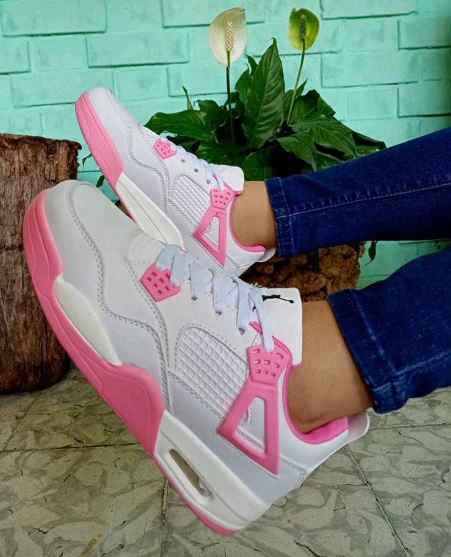 Jordan retro 4 mujer rosas new arrivals
