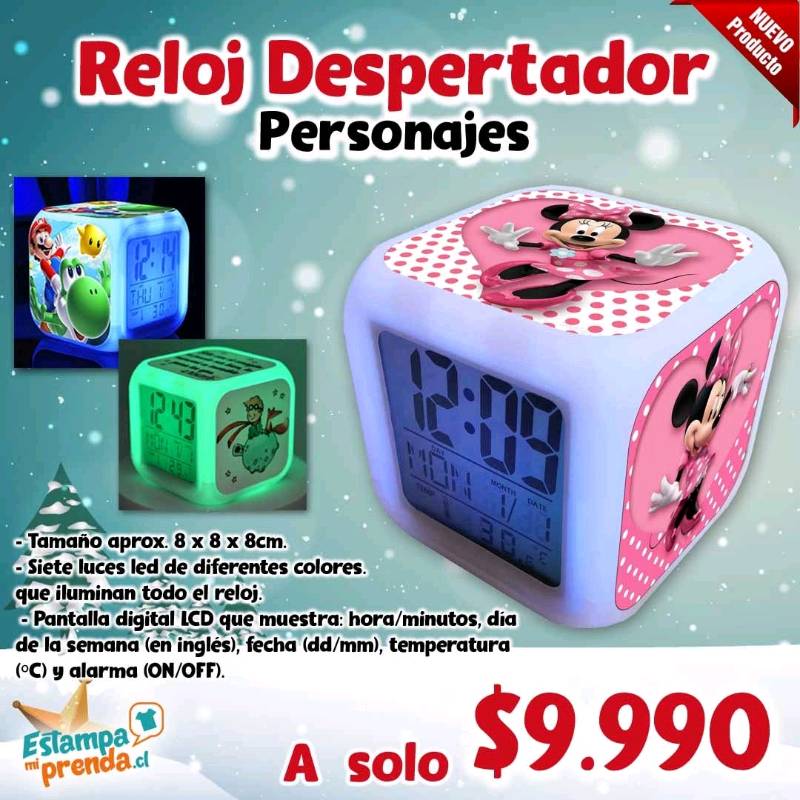 Despertador personalizado con foto outlet