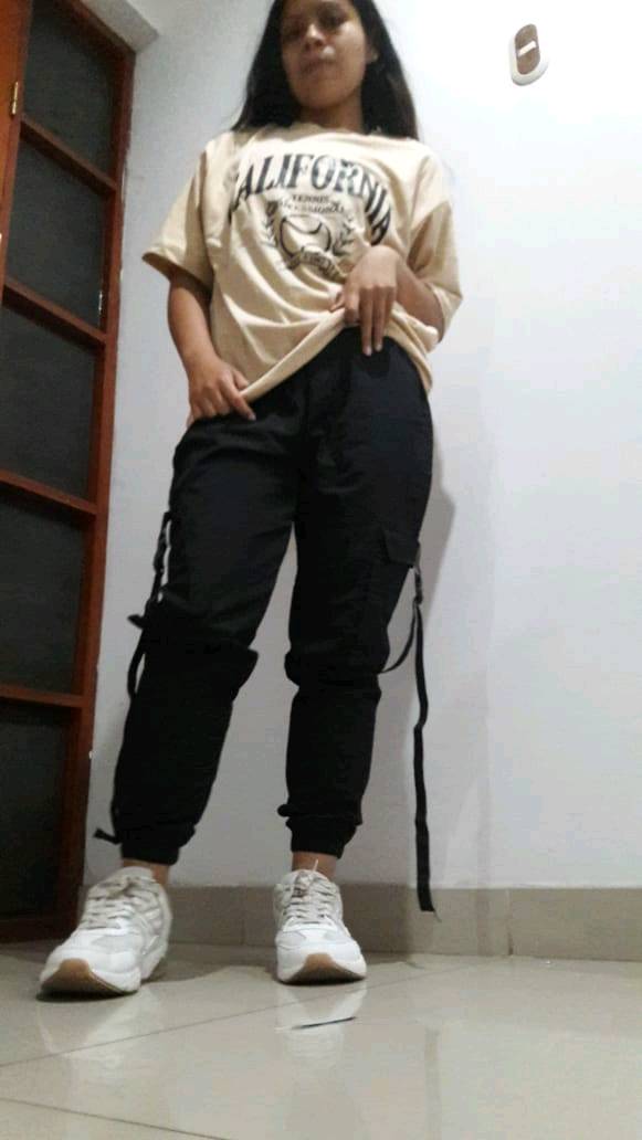 Jogger on sale de tela