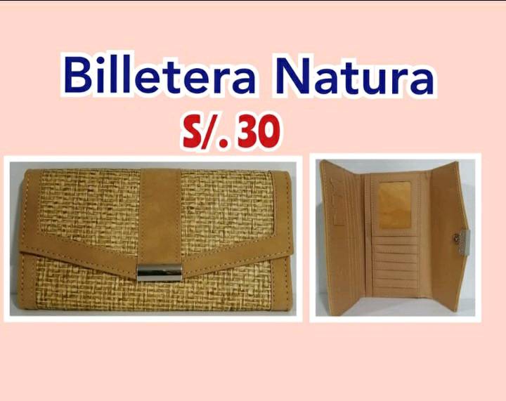 Billetera natura sales