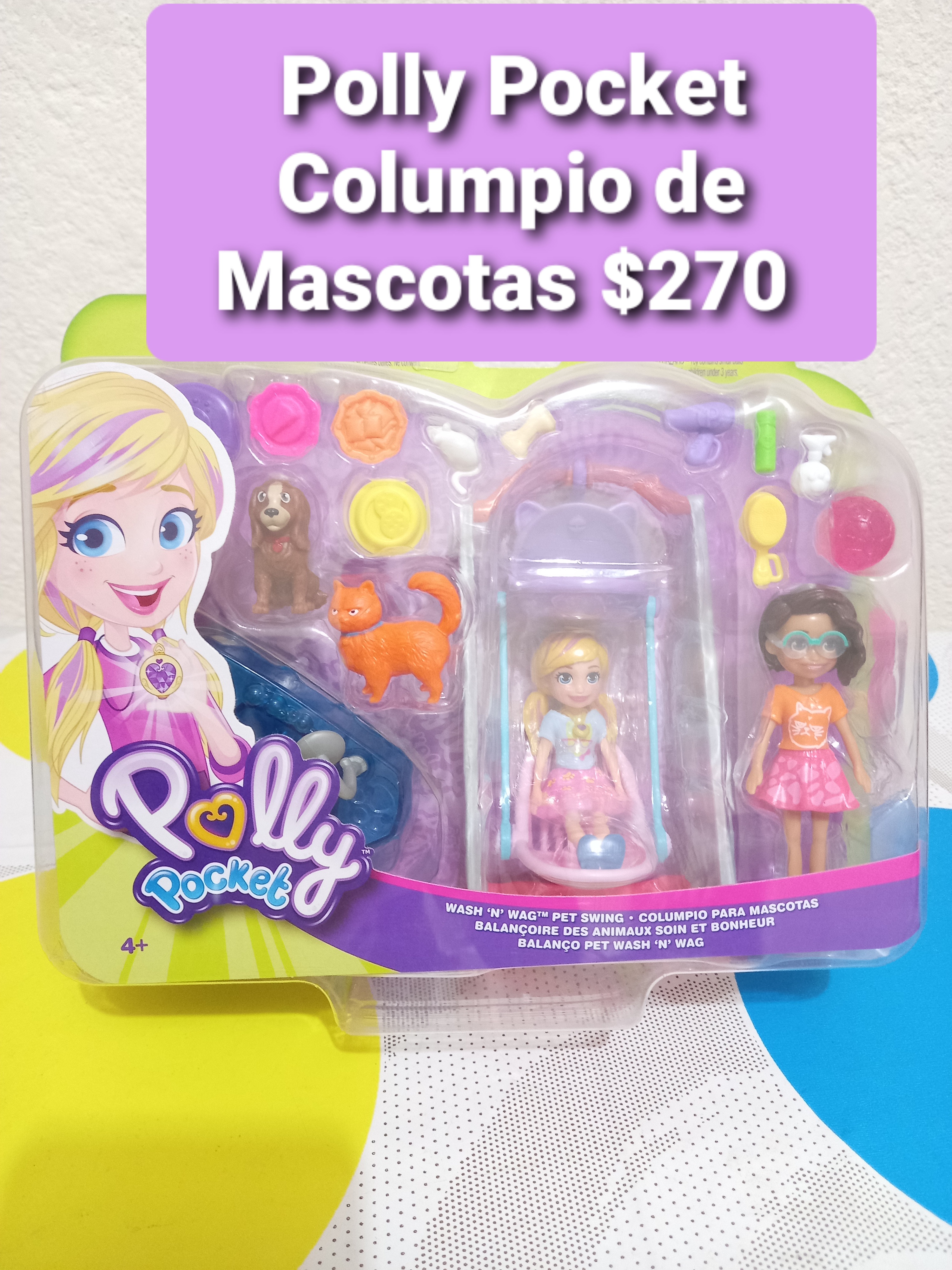 Polly pocket 2024 columpio para mascotas