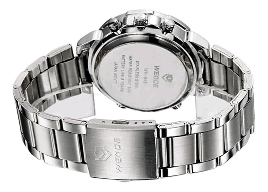 Weide Reloj led Malla Acero Display Led Gtia
