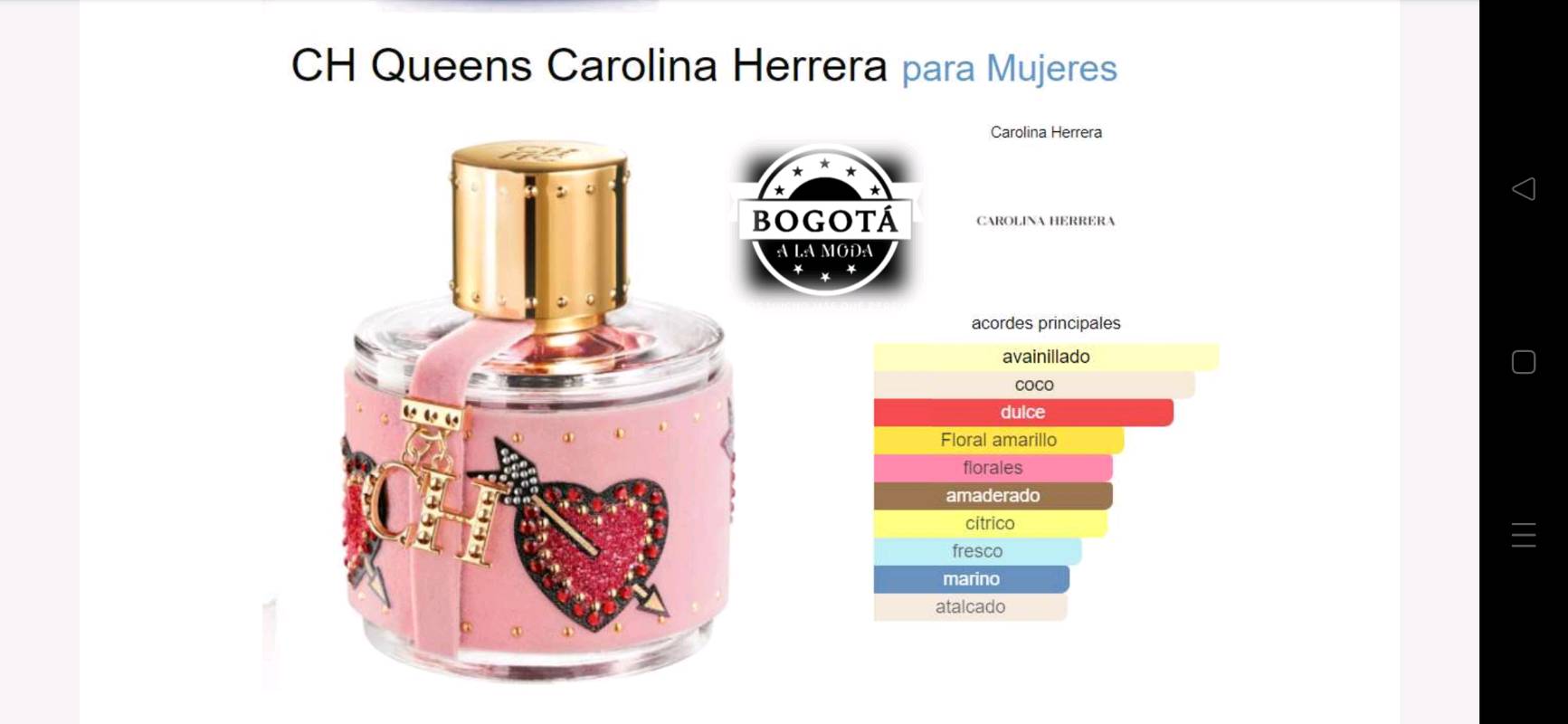 Queens Carolina Herrera en Bogota
