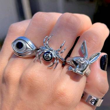 Anillos goticos sales