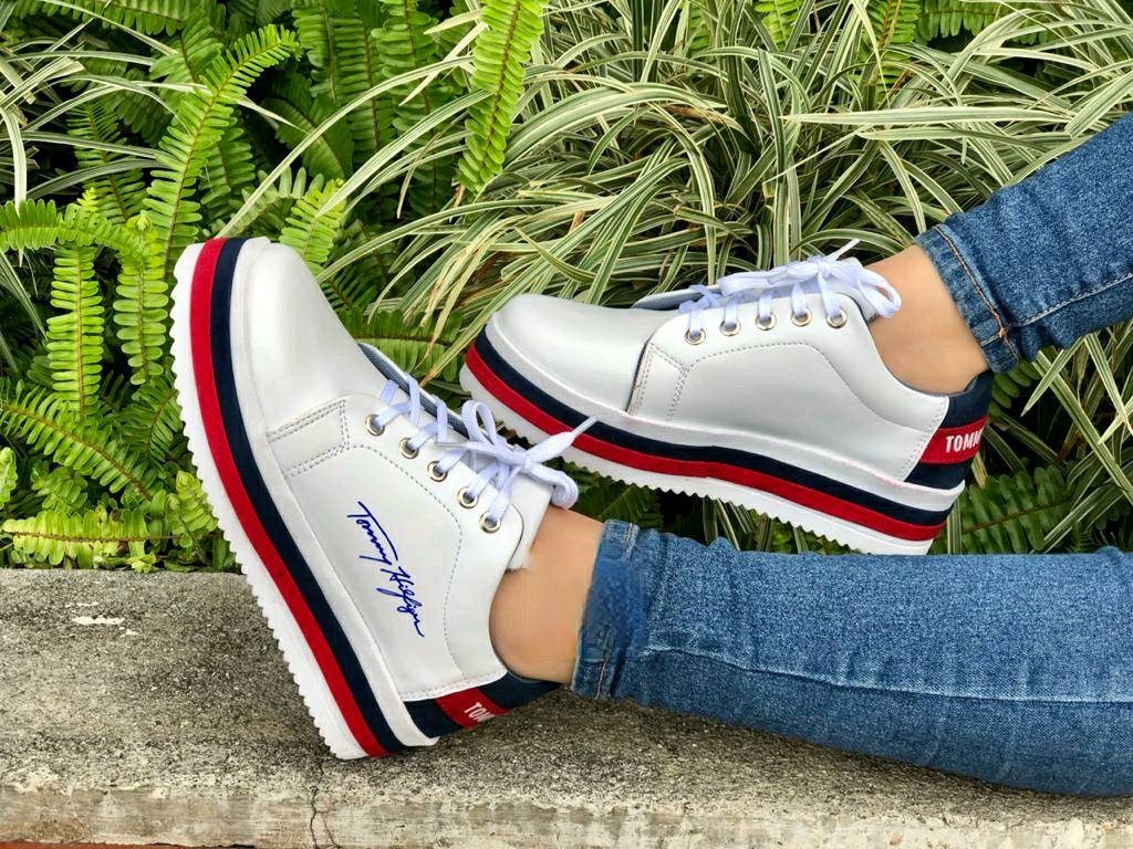 Tenis best sale plataforma tommy
