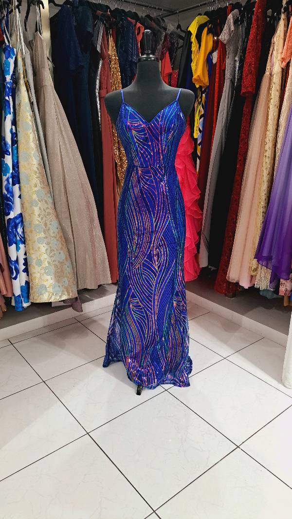 Azul clearance tornasol vestido