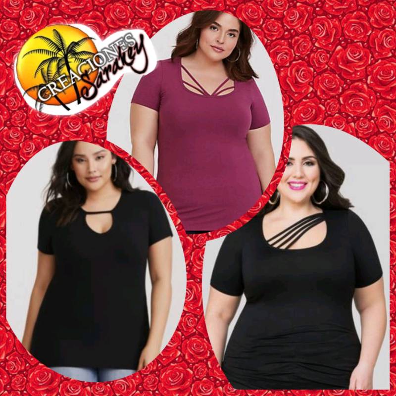 Blusas tallas plus deals