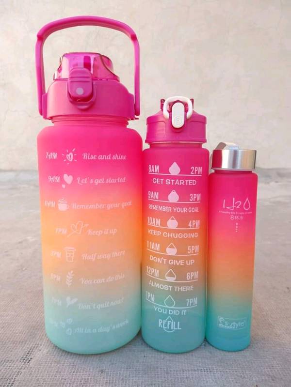 Trío de vasos motivacionales en Guadalajara