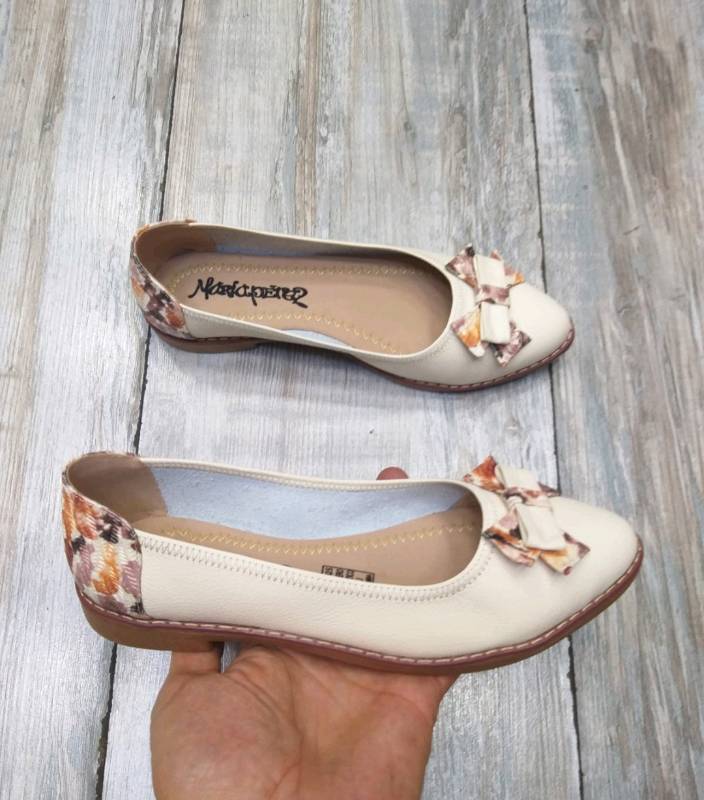 Baletas de cuero sales