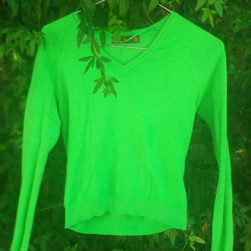 Buzo verde manzana deals